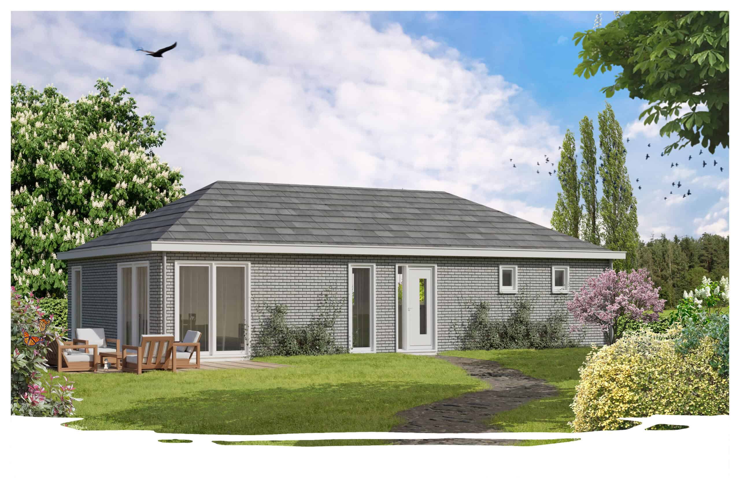 woonwagenwoning - Friesland - pyramidedak